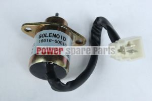 16616-60010 NEW Fuel Solenoid for Kubota Tractor B21 B1700D B1700E B1700HSD B1700HSE B2100D