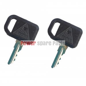2 Pcs Ignition Key AM131841 For John Deere Gator Bobcat Gehl Heavy Equipment