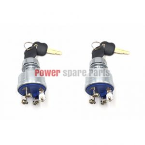 2pk Ignition Key Starter Switch With Key For CAT Caterpillar 9G7641 9G-7641