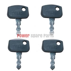 4PCS Ignition Keys 68920 for Kubota RTV500 RTV900 RTV1140 RTV400 Tractor Mower