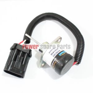 Engine Fuel Solenoid 6691498 for Bobcat S185 Skid Steer Kubota Engine 12Vdc