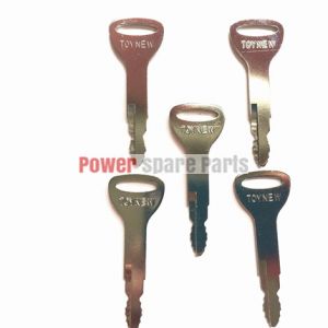 (5) Toyota Forklift & Equipment Ignition Keys - New Style - replaces A62597