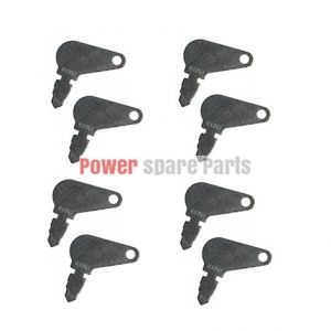 (8) PCS Ignition Keys 83353 for Case JLG JD Genie Drott Massey Galion Baraga Snoopy 