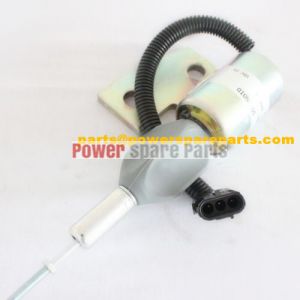 Fit for Cummins Diesel Fuel Shutoff Solenoid 3964628 24V Construction Machinery