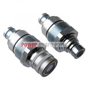 Male & Female Flat Face Coupler Kit 7246799 7246802 Fit for Bobcat 753 763 773 863 864 883 A220 A300 A770 S130 S150 S160 S175 S185 S205 S250 S300 S450