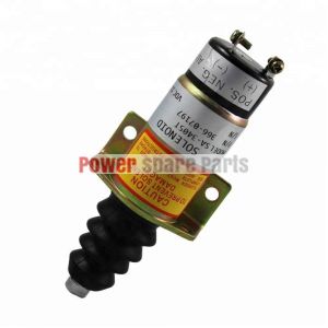 Diesel Shut Down Solenoid 1500-2047 1502-12C6U1B2S1 12V with 2 Terminals