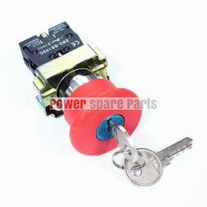 Key EMT Red Emergency Stop Mushroom Push button Switch ZB2-BE102C