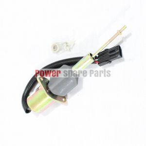 Electric Fuel Shut Off Run Solenoid RE53507 Cutoff Stop Motor for 8.1L John Deere 12Vdc