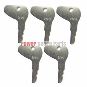 SOLARHOME 5 Pcs Ignition Keys H32412 35260-31852 for Kubota L G M Series Tractor Mahindra Mitsubishi Heavy Equipment