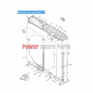 Water Tank Radiator Core ASS'Y 265-3624 for Caterpillar Excavator CAT 320D 323D 